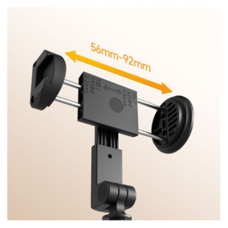 Ulanzi SK27 Phone Clamp Version (S017) - mini statyw i selfie stick z uchwytem do smartfona - zakres szerokości klamry do telefonu